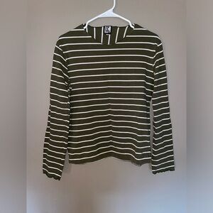 Batallata striped long sleeve top